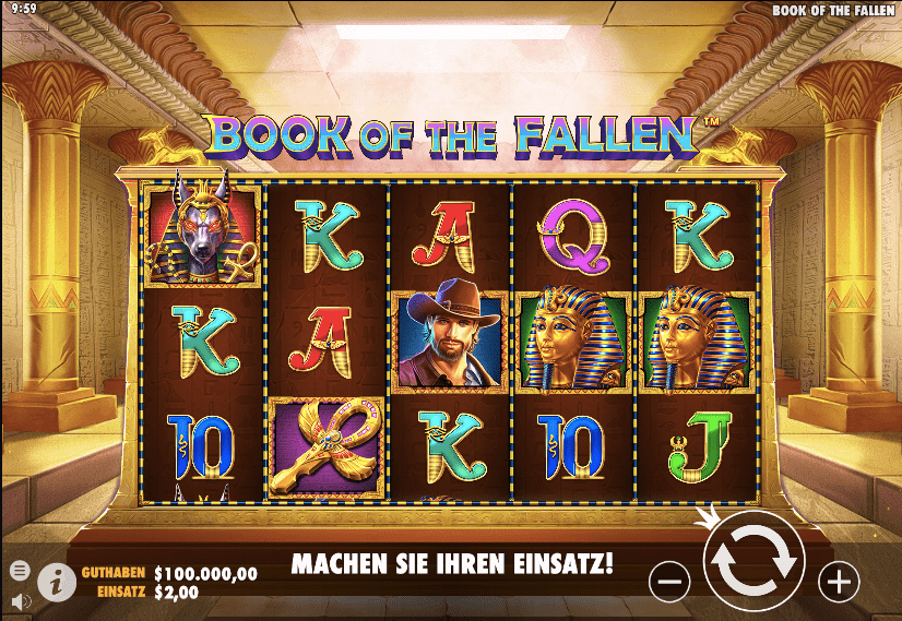 Book of Fallen slots spielautomaten