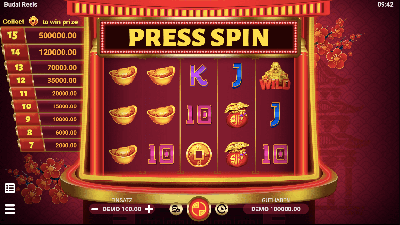 Budai Reels slot spielautomaten