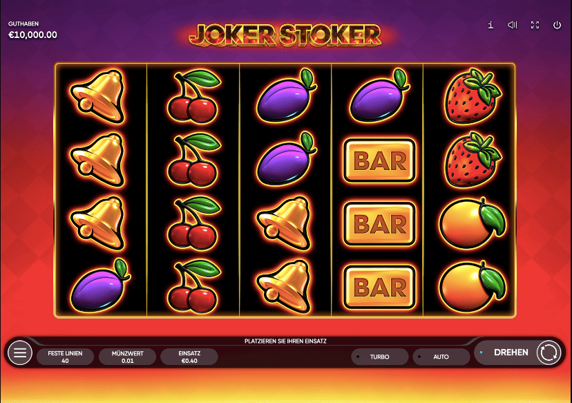 Joker Stoker slots spielautomaten