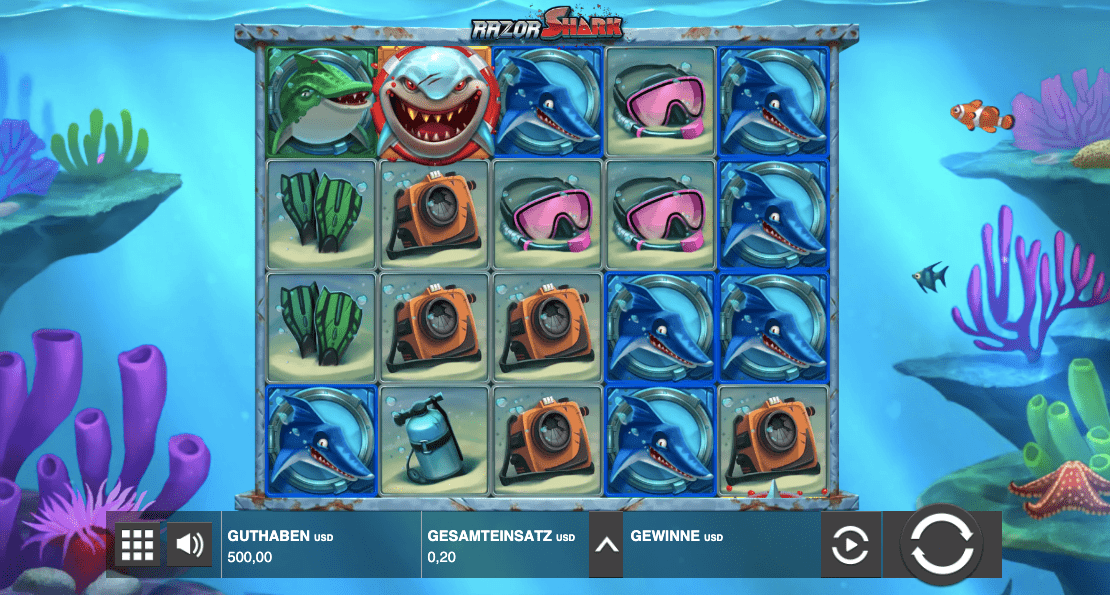 Razor Shark slots spielautomaten