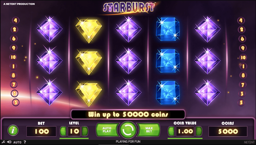 Starburst slots spielautomaten