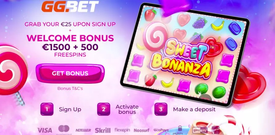 GGbet casino no deposit bonus